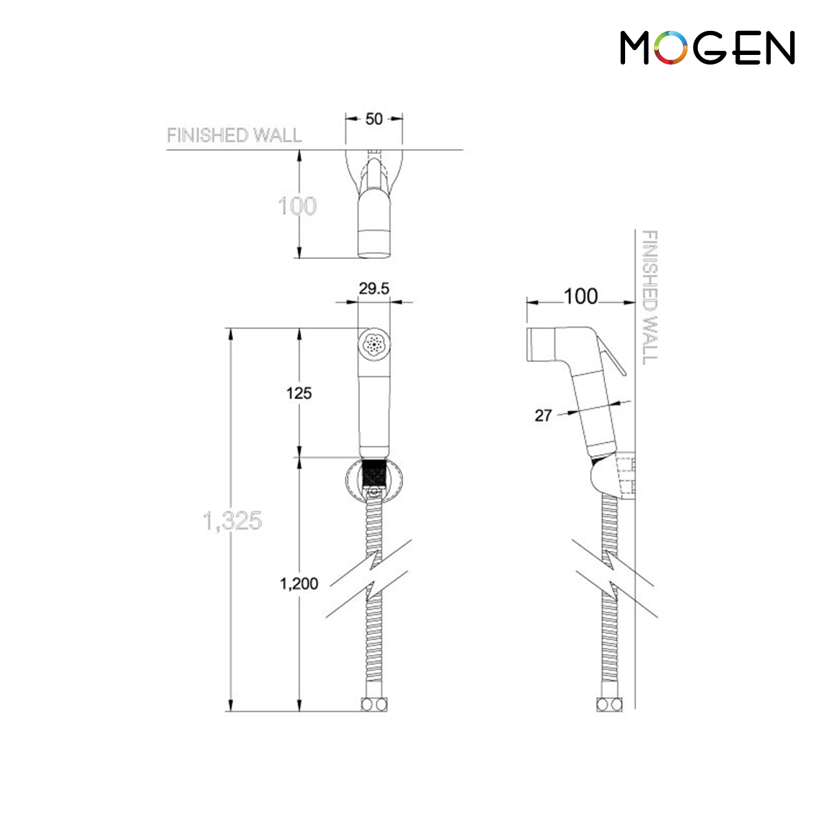 ชุดสายฉีดชำระ  MOGEN RS06_3
