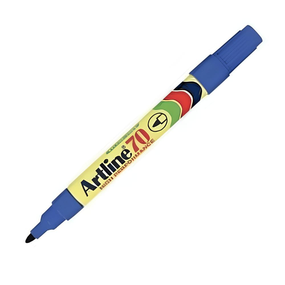ปากกาเคมี ARTLINE EK-70 หัวกลม 1.5 มม. สีน้ำเงิน_0
