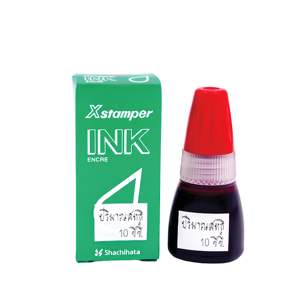 หมึกเติมตรายาง XSTAMPER สำหรับตรายางหมึกในตัว ขนาด 10 มล. สีแดง_0