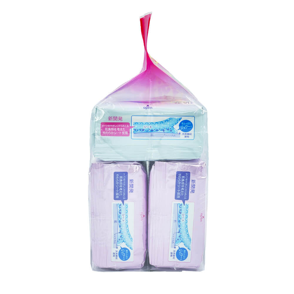แผ่นเช็ดเครื่องสำอาง SOFTYMO สูตรไฮยาลูรอน (52 แผ่น X 2 ห่อ) แถมฟรี สูตรเซราไมด์ (52 แผ่น X 1 ห่อ)_2