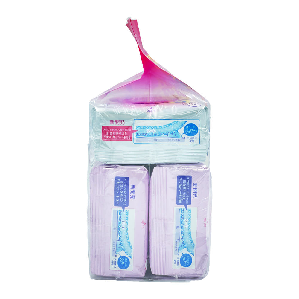 แผ่นเช็ดเครื่องสำอาง SOFTYMO สูตรไฮยาลูรอน (52 แผ่น X 2 ห่อ) แถมฟรี สูตรกระจ่างใส (52 แผ่น X 1 ห่อ)