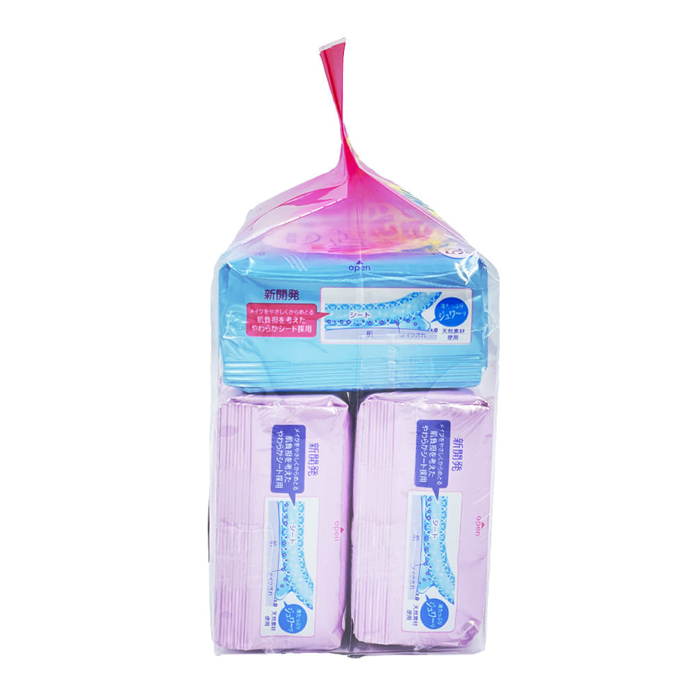 แผ่นเช็ดเครื่องสำอาง SOFTYMO สูตรไฮยาลูรอน (52 แผ่น X 2 ห่อ) แถมฟรี สูตรคอลลาเจน (52 แผ่น X 1 ห่อ)_3
