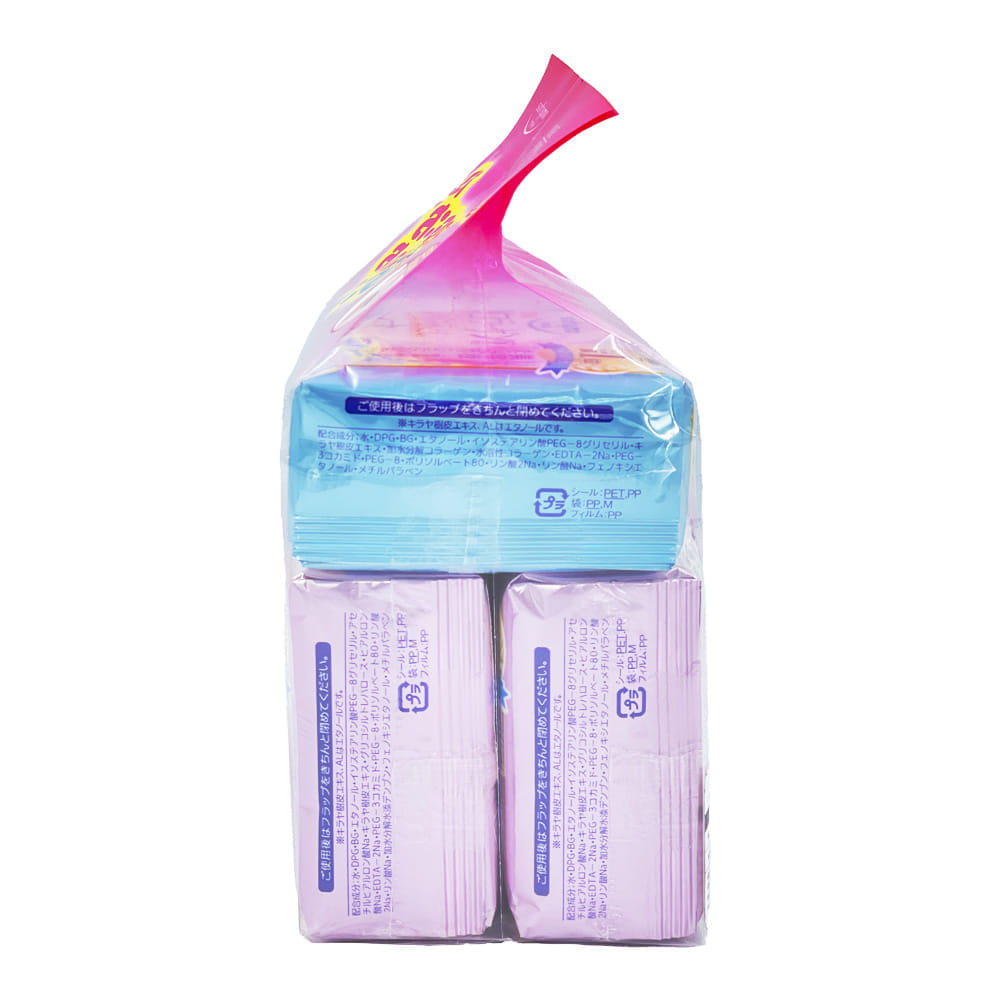 แผ่นเช็ดเครื่องสำอาง SOFTYMO สูตรไฮยาลูรอน (52 แผ่น X 2 ห่อ) แถมฟรี สูตรคอลลาเจน (52 แผ่น X 1 ห่อ)_4
