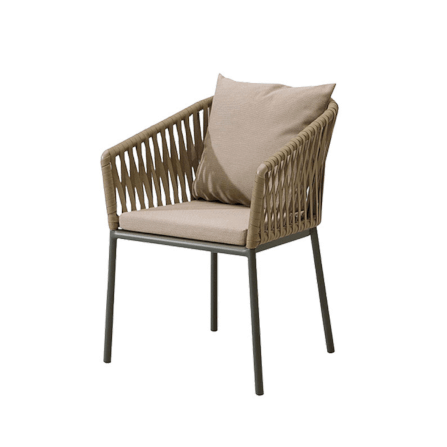 เก้าอี้กลางแจ้ง CHANN RP001-A  ขนาด 60*60*83*SH48 สี น้ำตาล_5