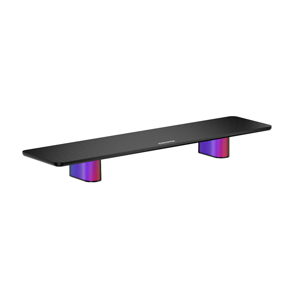 แท่นวางจอ ERGONOZ EGN-LUMINAR-100-B กว้าง 100 ซม., สีดำ (LEVATOR LUMINAR MONITOR RISER มีไฟ RGB)_0