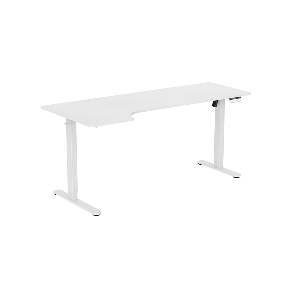 โต๊ะปรับระดับไฟฟ้า ERGONOZ EGN-ELSTA03-W, สีขาว (INTEGRA L-SHAPE ELECTRIC STANDING DESK)_0