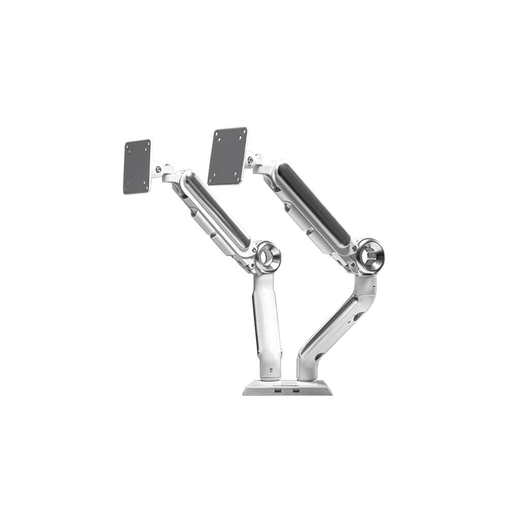 แขนจับจอ ERGONOZ รุ่น ASTRO แขนคู่ สำหรับหน้าจอ 13 - 35 นิ้ว สีขาว (EGN-ASTRO-D-W)_1