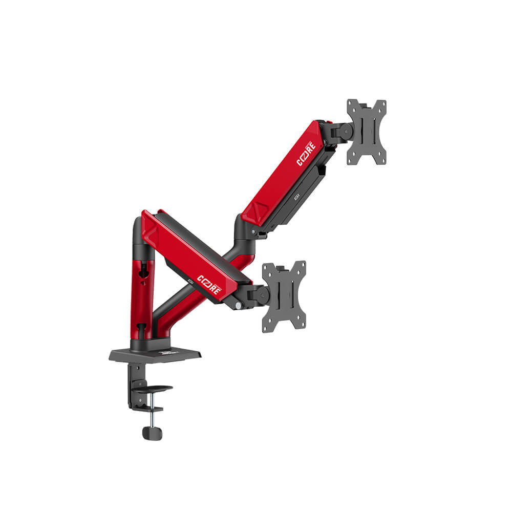 แขนจับจอ ERGONOZ รุ่น CORE แขนคู่ สำหรับหน้าจอ 17 - 32 นิ้ว สีแดง (EGN-CORE-D-R)_1