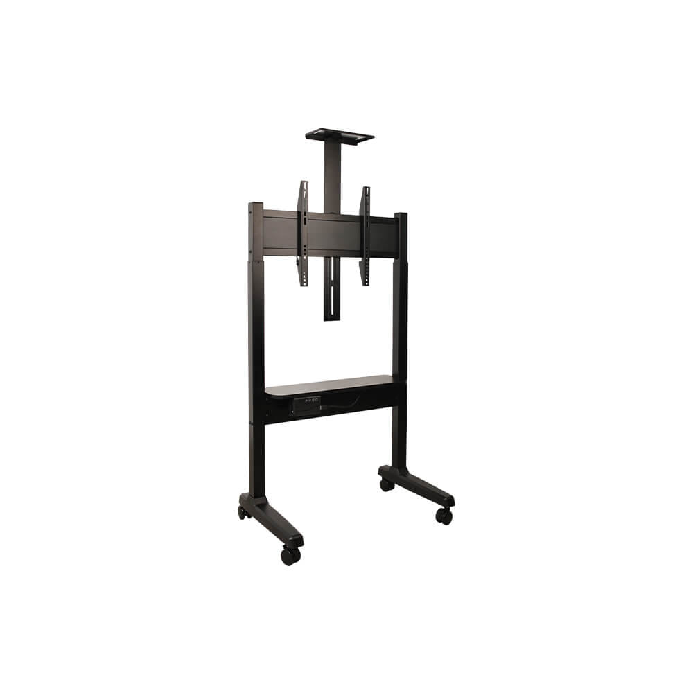 ขาตั้งจอทีวีปรับระดับ มีล้อเลื่อน ERGONOZ EGN-MOBIL02-EL-B, สีดำ_1
