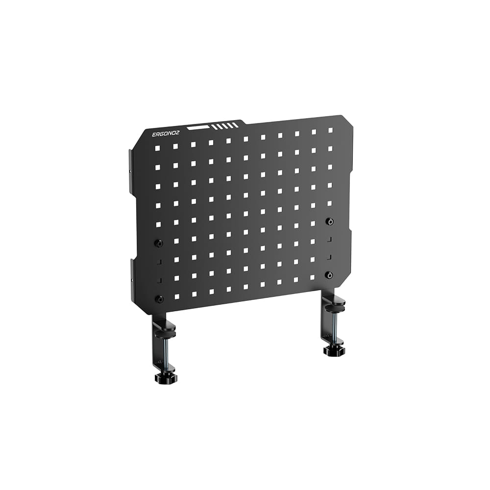 แผงบอร์ดสำหรับแขวนอุปกรณ์ ERGONOZ EGN-PANEL03-B-EX, สีดำ (แผงบอร์ดแบบหนีบขอบโต๊ะ)_1
