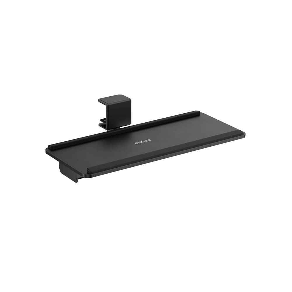 ชั้นวางคีย์บอร์ดแบบพับได้ ERGONOZ EGN-UDAC-01-B, สีดำ (UNDER-DESK KEYBOARD TRAY)_1