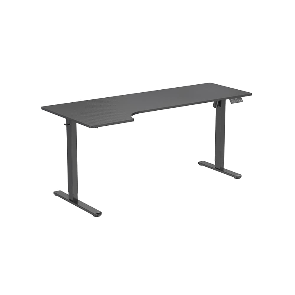 โต๊ะปรับระดับไฟฟ้า ERGONOZ EGN-ELSTA03-B, สีดำ (INTEGRA L-SHAPE ELECTRIC STANDING DESK)_1