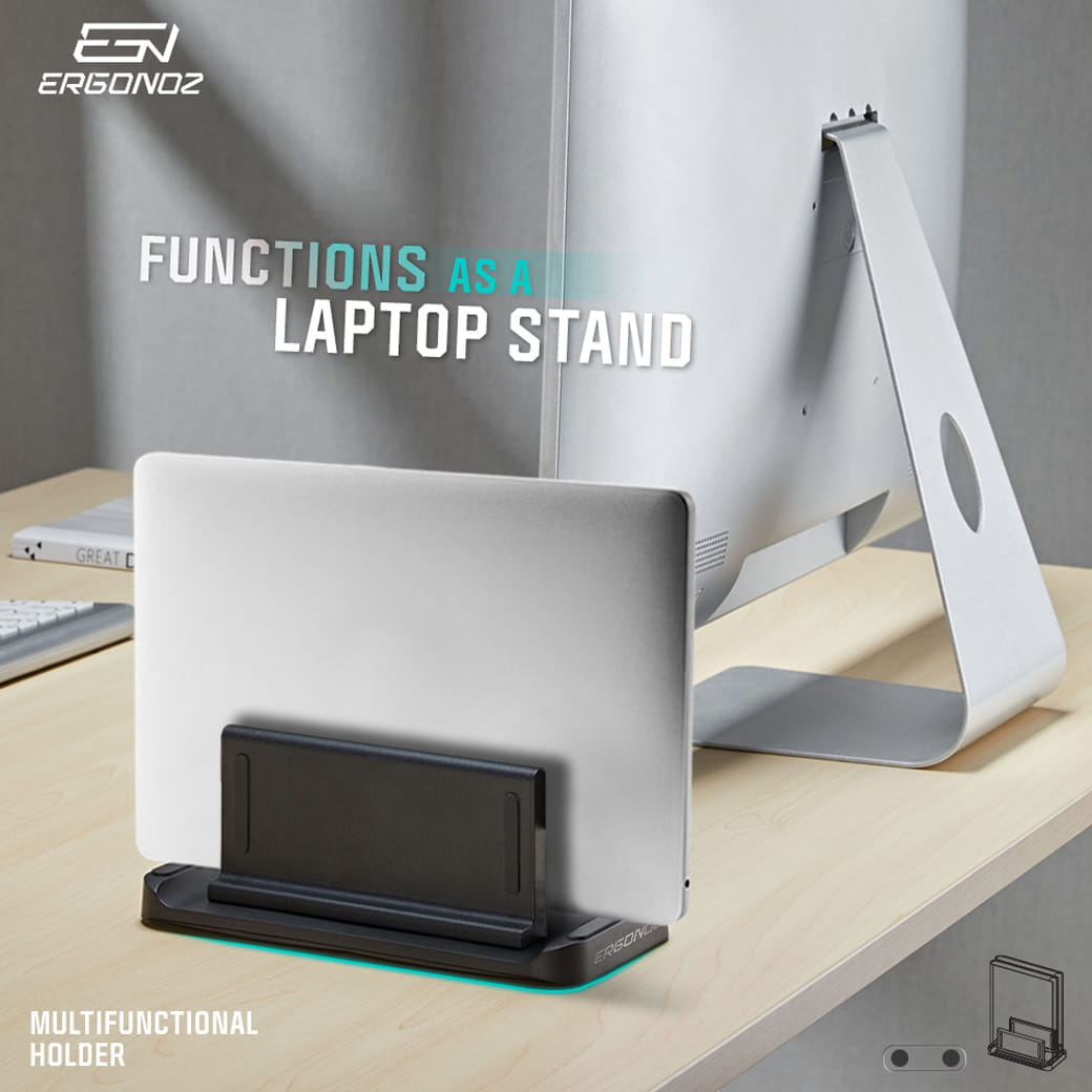 ที่วางอุปกรณ์ ที่วางแล็ปท็อป ERGONOZ EGN-ACC21, สีดำ (ที่วางอุปกรณ์อเนกประสงค์ 2-IN-1)_5