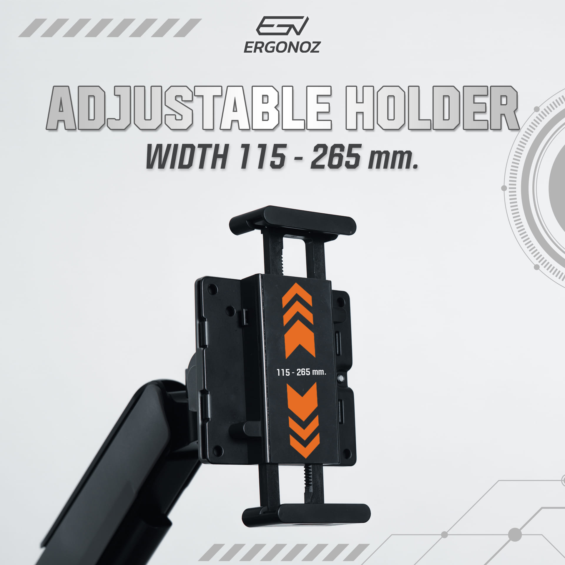 ที่วางแท็บเล็ต ที่วาง IPAD ERGONOZ EGN-ACC03V2, สีดำ (TABLET IPAD HOLDER V.2)_5