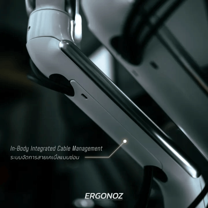 แขนจับจอ ERGONOZ รุ่น ASTRO แขนคู่ สำหรับหน้าจอ 13 - 35 นิ้ว สีขาว (EGN-ASTRO-D-W)_7