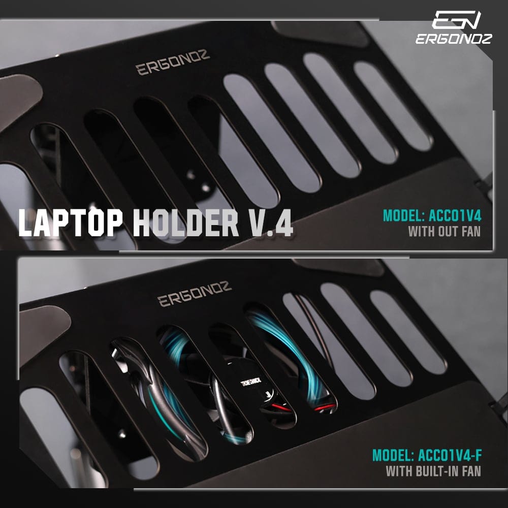 แท่นวางโน๊ตบุ๊ค ERGONOZ EGN-ACC01V4-B, สีดำ (LAPTOP HOLDER VER.4 (ต้องมีแขนจับจอก่อน))_7
