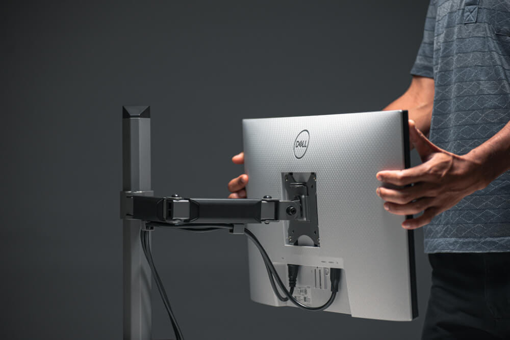 แขนจับจอ ERGONOZ รุ่น FULL MOTION ARM แขนเดี่ยว สำหรับหน้าจอ 17 - 32 นิ้ว สีเทาเข้ม (EGN-FMAV2-S)_8