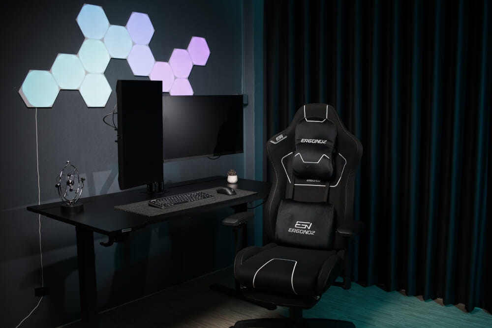 เก้าอี้เกมมิ่ง ERGONOZ EGN-INTEGRA-B สีดำ (INTEGRA GAMING CHAIR)_5