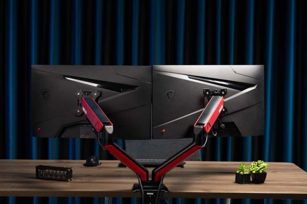 แขนจับจอ ERGONOZ รุ่น CORE แขนคู่ สำหรับหน้าจอ 17 - 32 นิ้ว สีแดง (EGN-CORE-D-R)_9