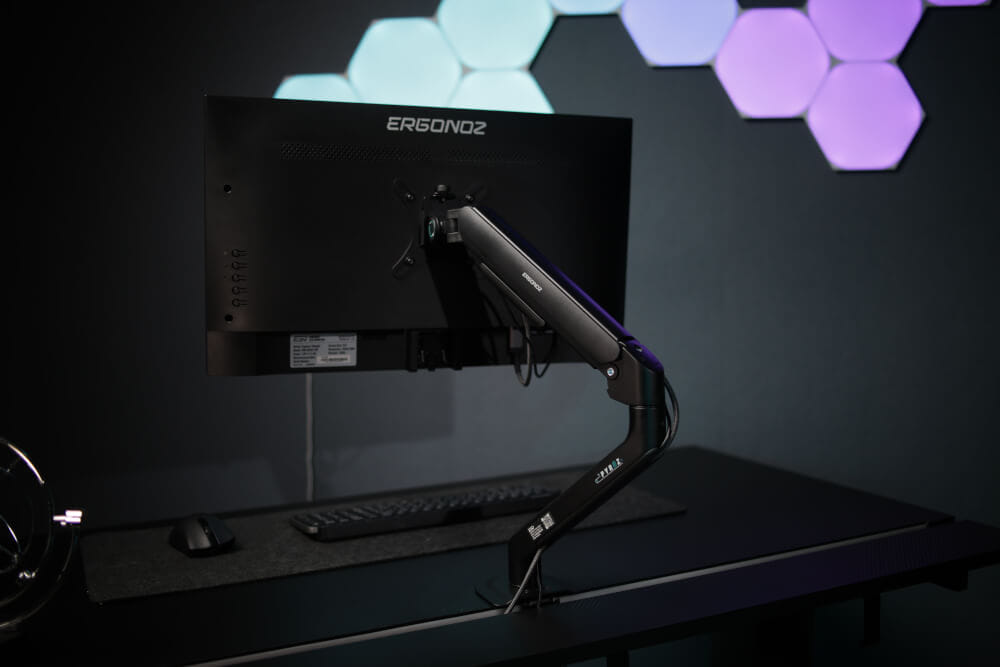 แขนจับจอ ERGONOZ EZZENTIAL รุ่น PYROZ แขนเดี่ยว สำหรับหน้าจอ 17 - 32 นิ้ว สีดำด้าน (EEZ-PYROZ-S-B)_10