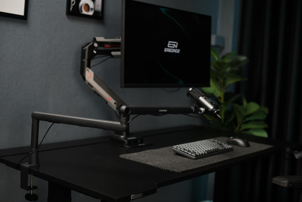 แขนจับไมค์ ERGONOZ IOCTAVIA SERIES MICROPHONE BOOM ARM V.2 (EGN-OCT02) สำหรับไมโครโฟน 3/8’’ และ 5/8’’ สีดำ (ไม่รวมตัวไมค์)_9