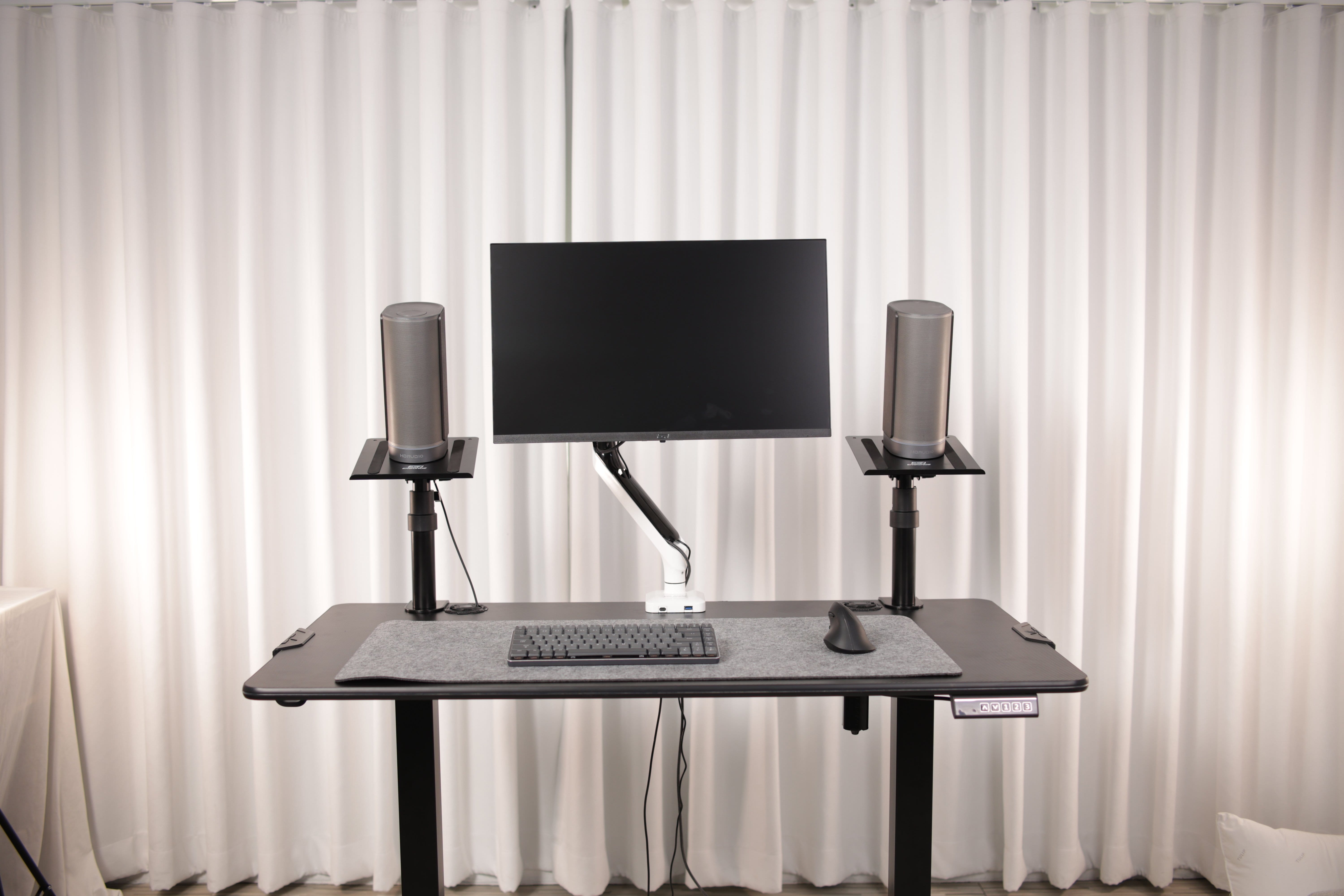 ขาตั้งลำโพง ERGONOZ EGN-SM01, สีดำ (VIBE STAND 01)_8