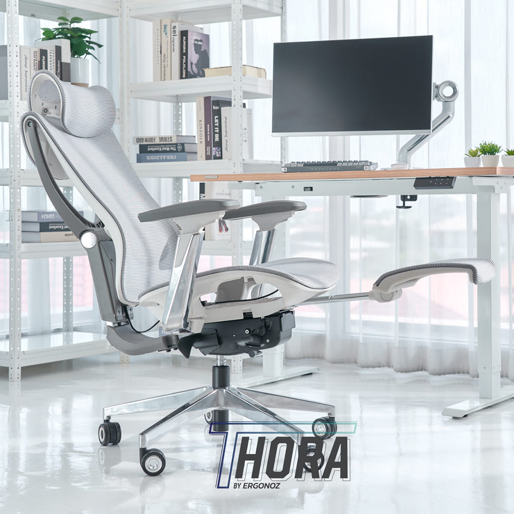 เก้าอี้ทำงาน เก้าอี้สุขภาพ ERGONOZ EGN-THORA-G สีเทา (THORA PROFESSIONAL ERGONOMIC CHAIR)_10
