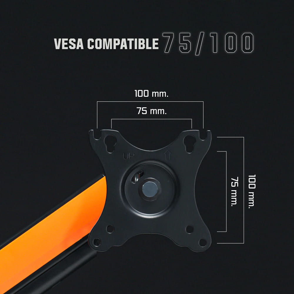 อะแดปเตอร์แปลงจอ NON-VESA ERGONOZ EGN-ACC02V2, สีดำ (ADAPTER VESA - NON VESA)_4