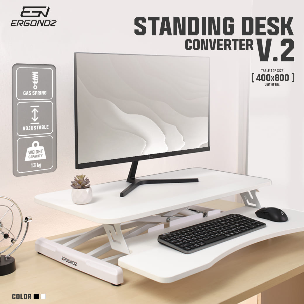 โต๊ะปรับระดับ ERGONOZ EGN-STA01V2-B สีดำ_2
