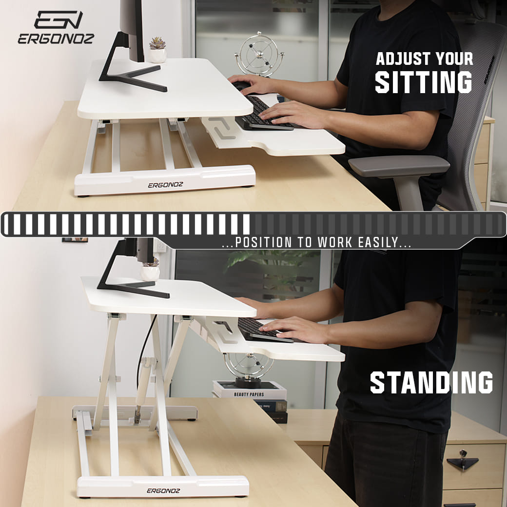 โต๊ะปรับระดับ ERGONOZ EGN-STA01V2-B สีดำ_5