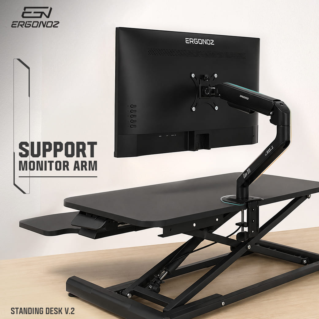 โต๊ะปรับระดับ ERGONOZ EGN-STA01V2-B สีดำ_7