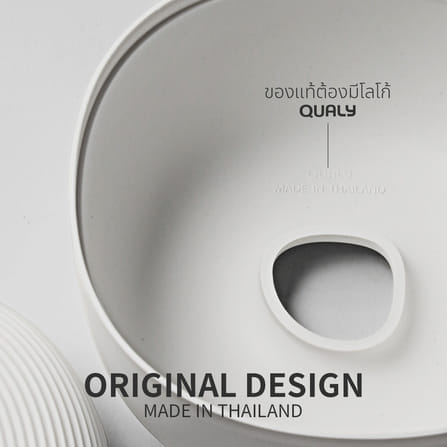 กล่องทิชชู QUALY รุ่น MINI พร้อมฟิกเกอร์ช้าง ขนาด 13.8X13.8X9.1 ซม. ใช้งานได้สองด้าน สีขาว_7