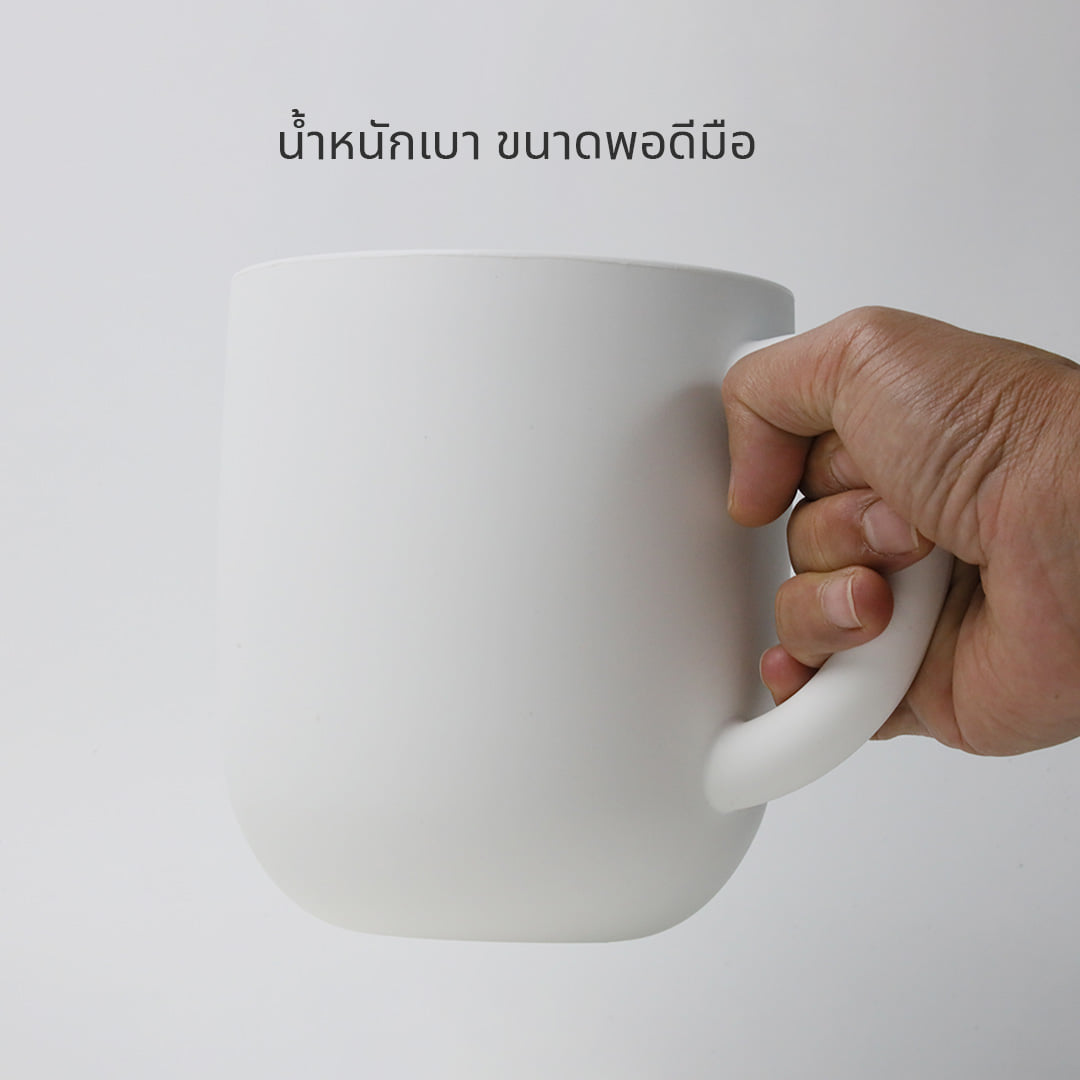 กล่องทิชชู่แบบม้วน QUALY ดีไซน์ ถ้วยกาแฟ สีขาว_4