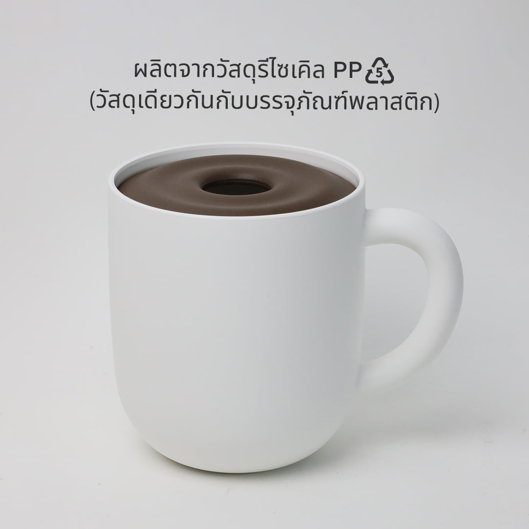 กล่องทิชชู่แบบม้วน QUALY ดีไซน์ ถ้วยกาแฟ สีขาว_5