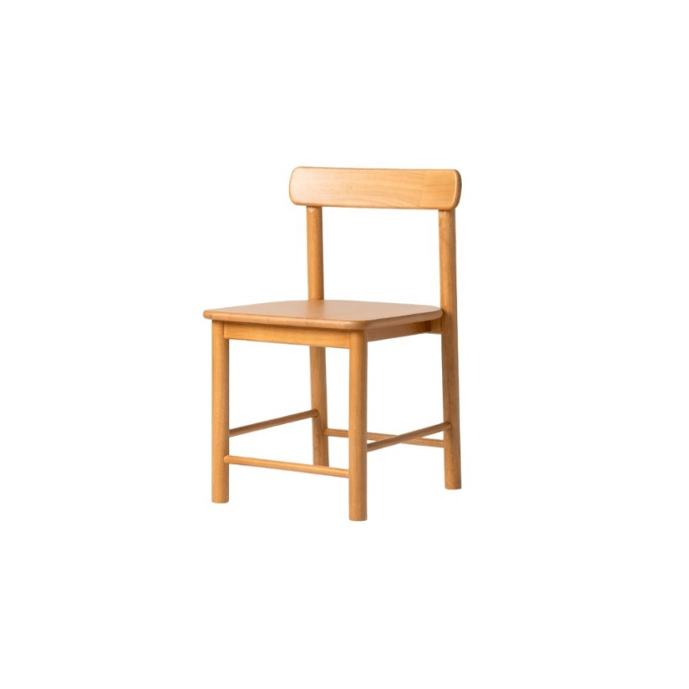 เก้าอี้ทานข้าวไม้ยางพาราแท้ MAAI DESIGN ISU CHAIR ลวดลายธรรมชาติ สีโอ๊ค_0