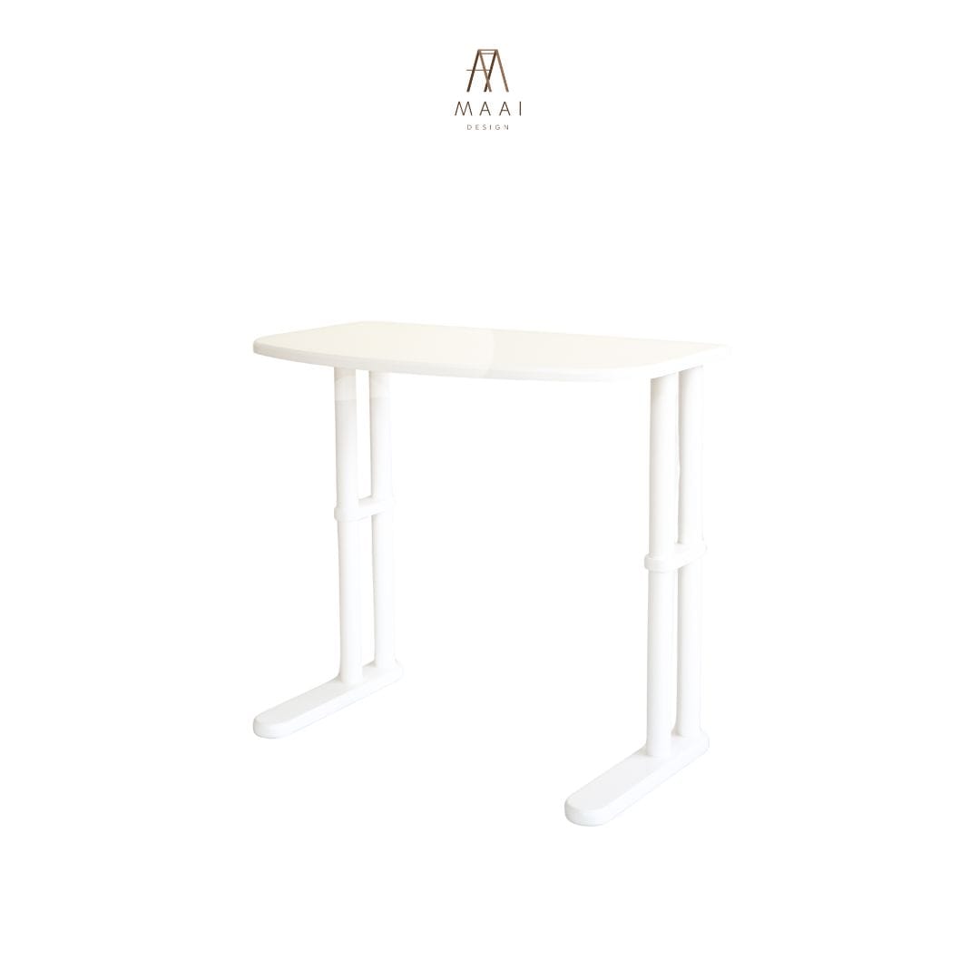โต๊ะทำงานไม้ยางพารา MAAI DESIGN รุ่น TACHI SIDE TABLE สีขาว_0
