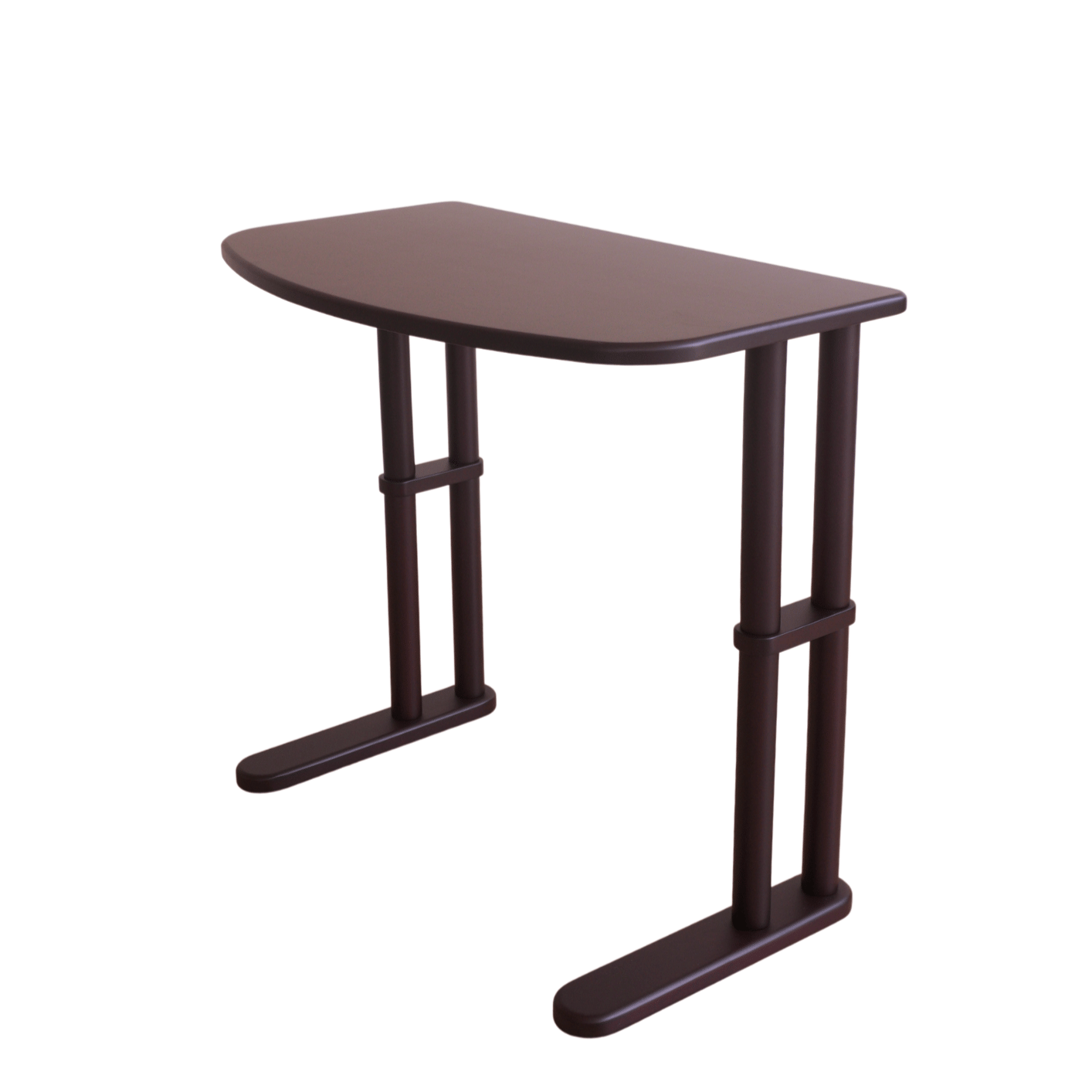 โต๊ะทำงานไม้ยางพารา ปรับ2ระดับ MAAI DESIGN รุ่น TACHI SIDE TABLE สีเชอร์รี่ชิลี