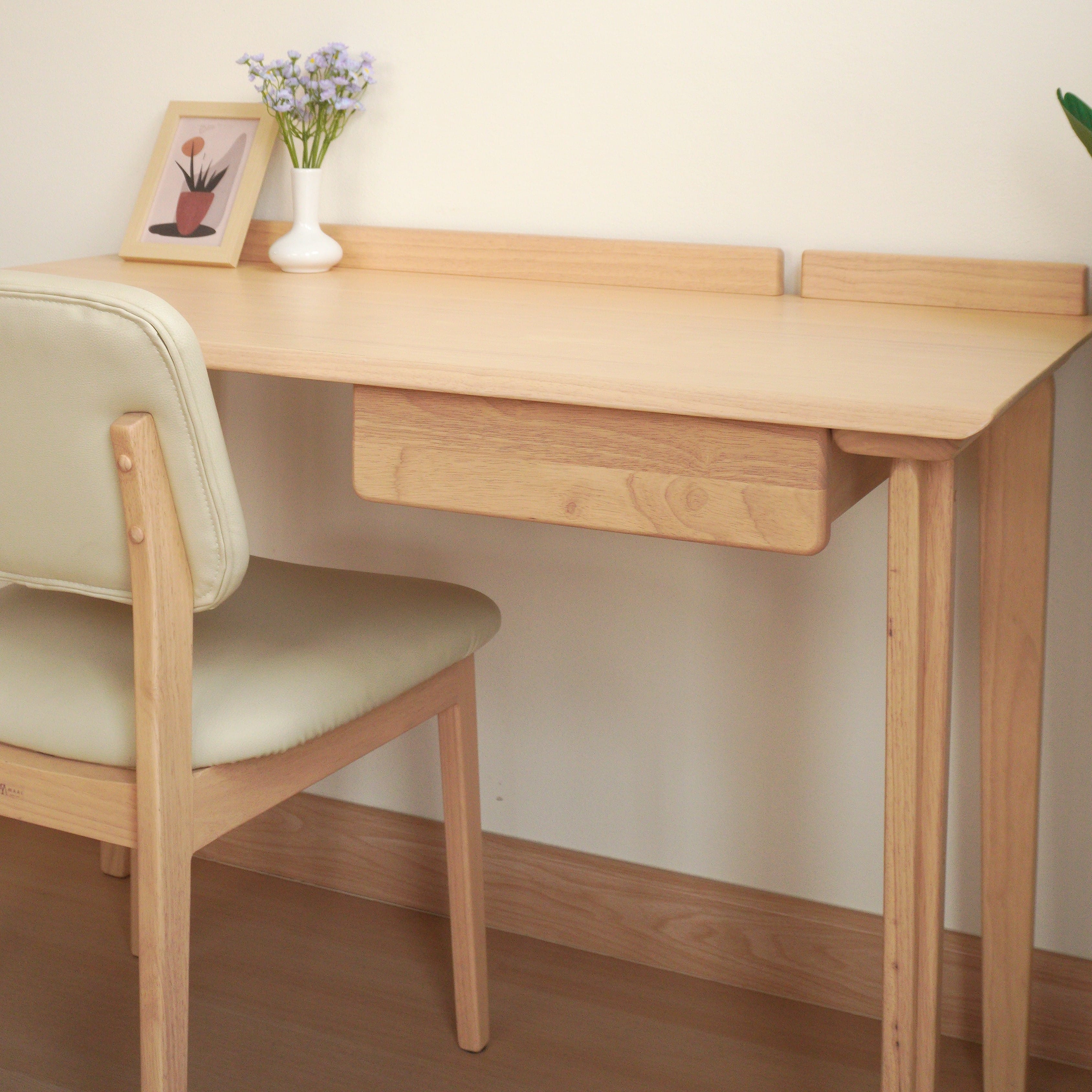 โต๊ะทำงานไม้ยางพารา MAAI DESIGN รุ่น BENKYO TABLE สีบีช_2