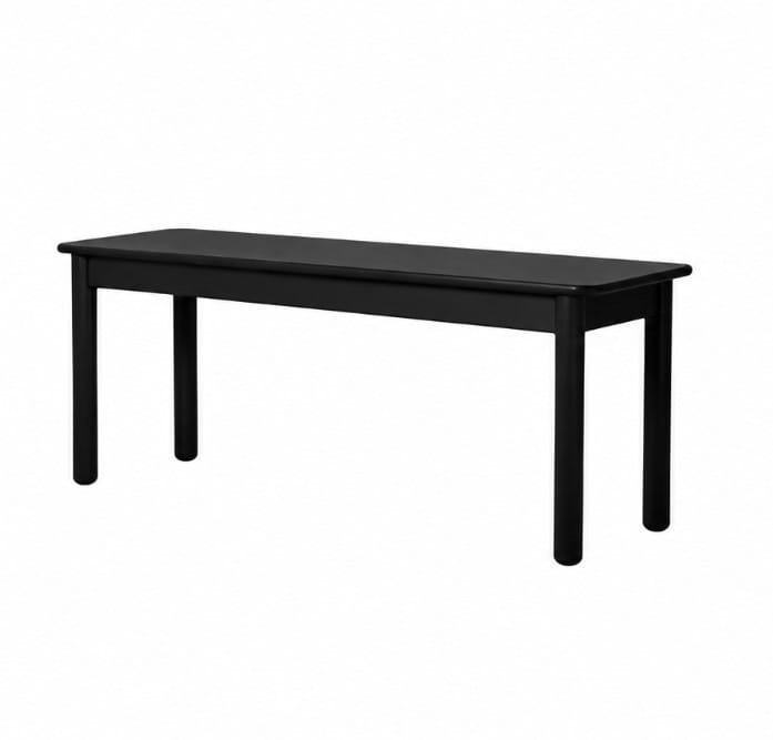 เก้าอี้ม้านั่งยาว/ม้านั่งไม้ยางพาราแท้ MAAI DESIGN ISSHO BENCH 120 CM. สี BLACK_3