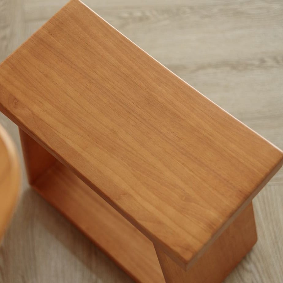 เก้าอี้บาร์ไม้ยางพารา MAAI DESIGN รุ่น BULL STOOL สีโอ๊ค_4