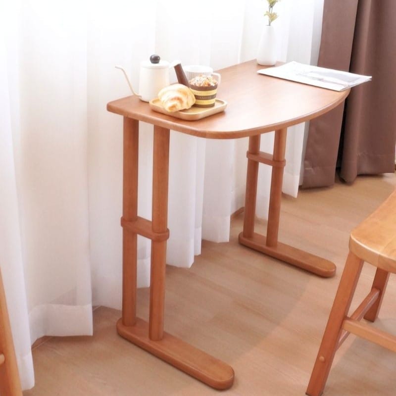 โต๊ะทำงานไม้ยางพารา ปรับ2ระดับ MAAI DESIGN รุ่น TACHI SIDE TABLE สีโอ๊ค_6