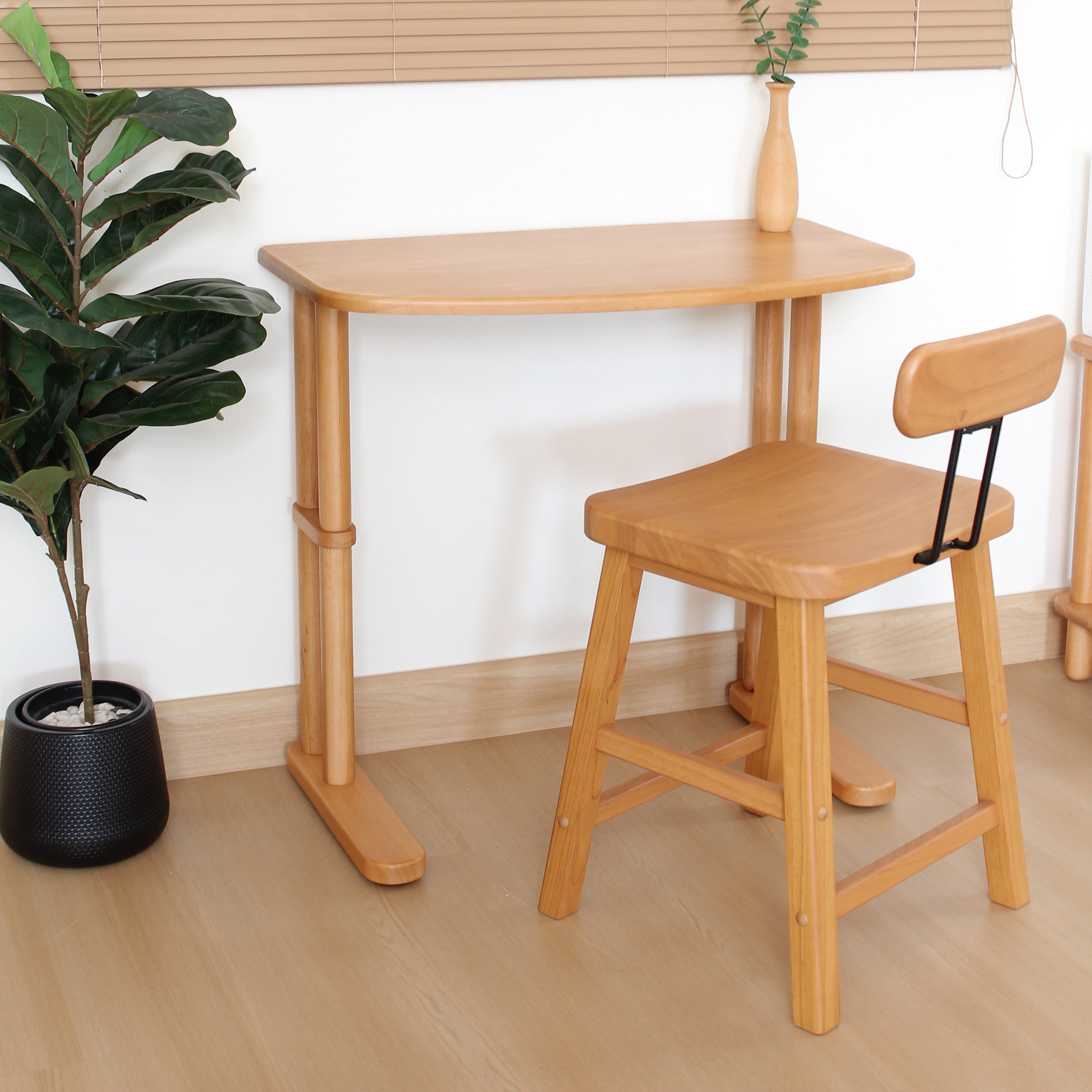 โต๊ะทำงานไม้ยางพารา ปรับ2ระดับ MAAI DESIGN รุ่น TACHI SIDE TABLE สีโอ๊ค_7