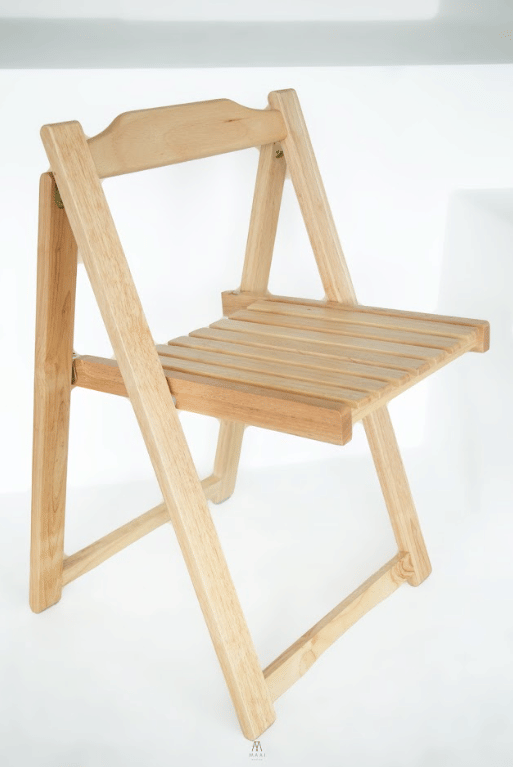 เก้าอี้ไม้ยางพาราแท้ MAAI DESIGN A CHAIR สีบีช_5