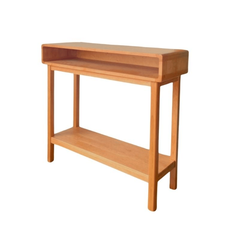 โต๊ะบาร์ไม้ยางพารา MAAI DESIGN รุ่น MITASU CONSOLE TABLE สีโอ๊ค_0
