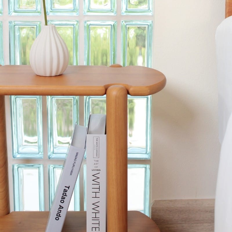 โต๊ะข้างไม้ยางพารา MAAI DESIGN รุ่น CHISAI SIDE TABLE สีโอ๊ค_9