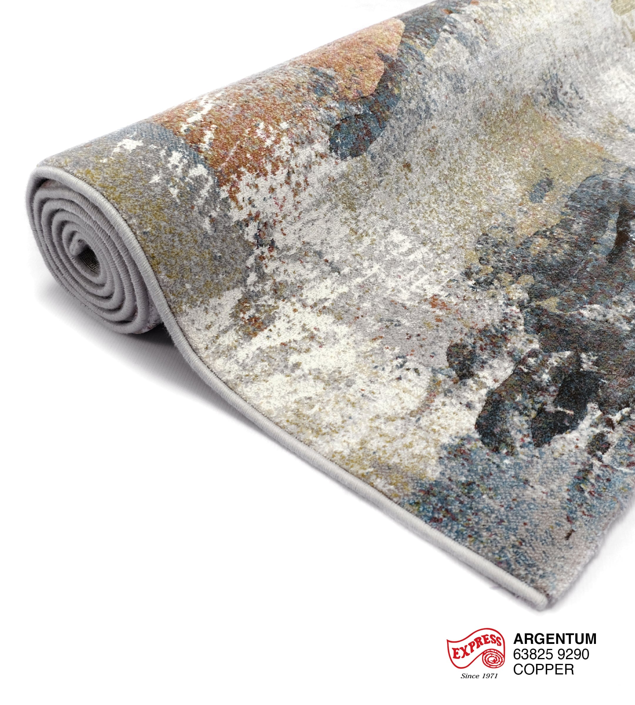 พรมปูพื้น EXPRESS CARPET รุ่น ARGENTUM รหัส 63825 9290 ขนาด 200X290 ซม.หนา 11 มม. สีทองแดง