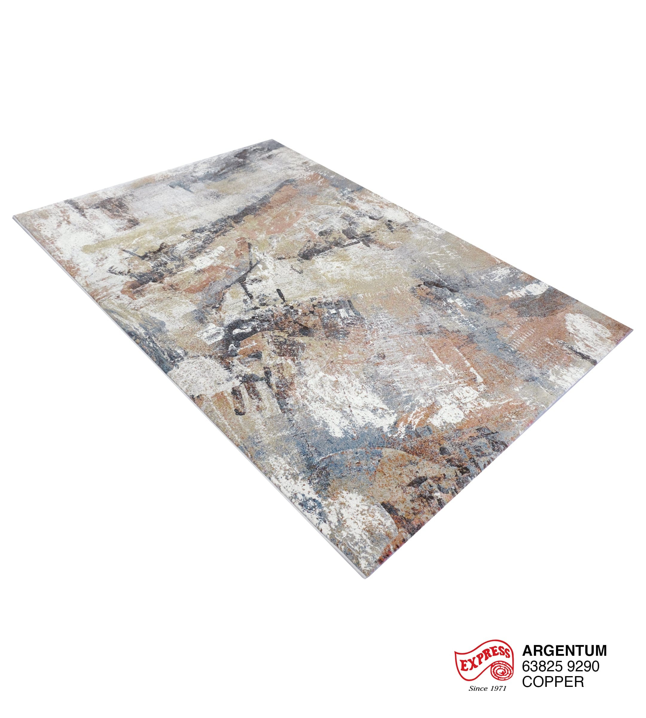 พรมปูพื้น EXPRESS CARPET รุ่น ARGENTUM รหัส 63825 9290 ขนาด 200X290 ซม.หนา 11 มม. สีทองแดง_1