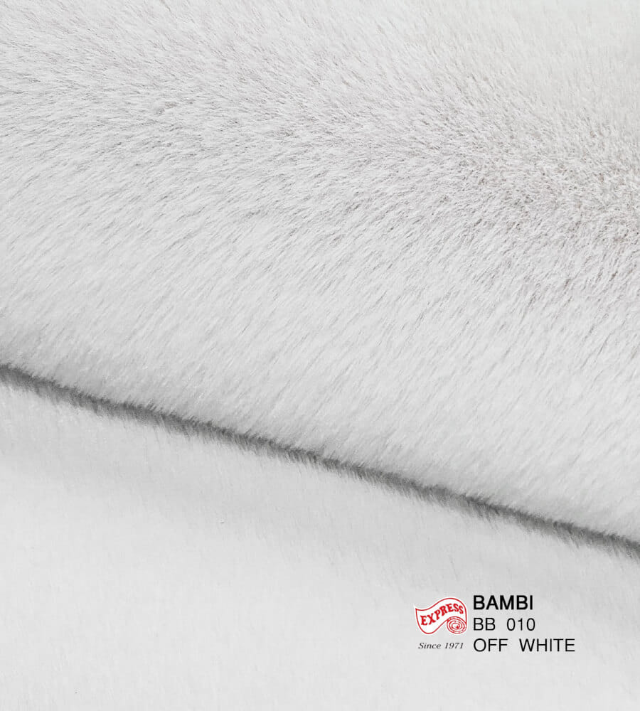 พรมปูพื้นวงกลม EXPRESS CARPET รุ่น BAMBI รหัส BB10 C160 ขนาด เส้นผ่านศูนย์กลาง 160 ซม. หนา 35 มม.  สีขาว_2