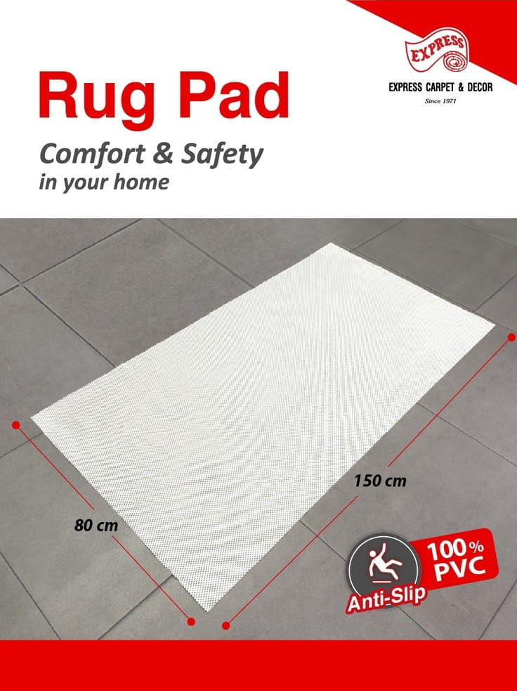 แผ่นรองกันลื่น Express Carpet รุ่น Dot 80x150cm.  ผืนใหญ่สามารถตัดแบ่งได้