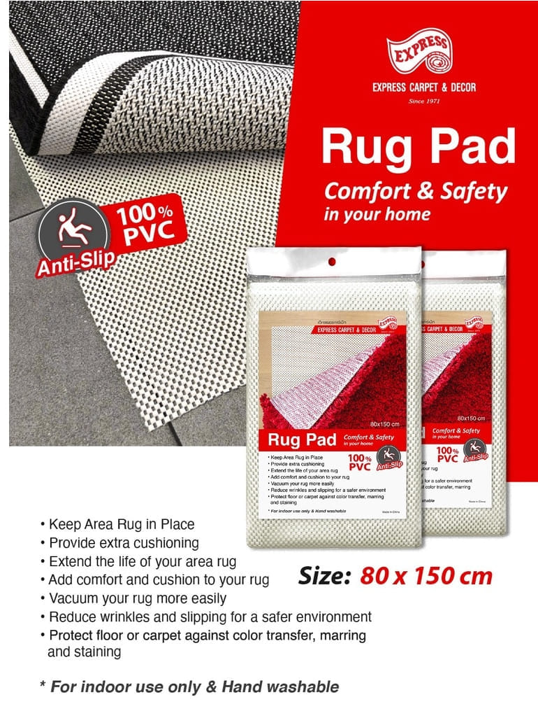 แผ่นรองกันลื่น Express Carpet รุ่น Dot 80x150cm.  ผืนใหญ่สามารถตัดแบ่งได้